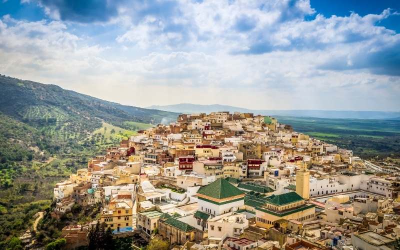 Morocco tourist attractions MOULAY IDRISS