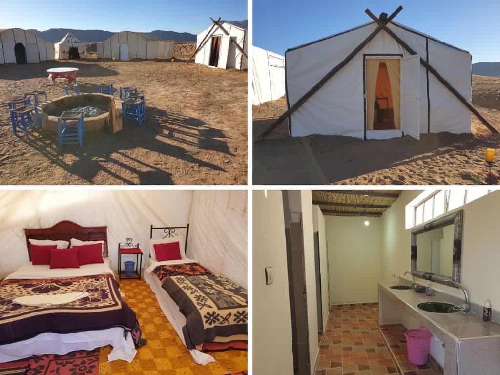 Standard desert camp Zagora, 2 Dias Circuito Deserto de Zagora e Ait Benhaddou – Marrocos Standard desert camp in Zagora