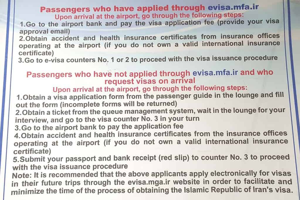 Iran Visa on Arrival Info Visa on Arrival Iran Visa on Arrival Info