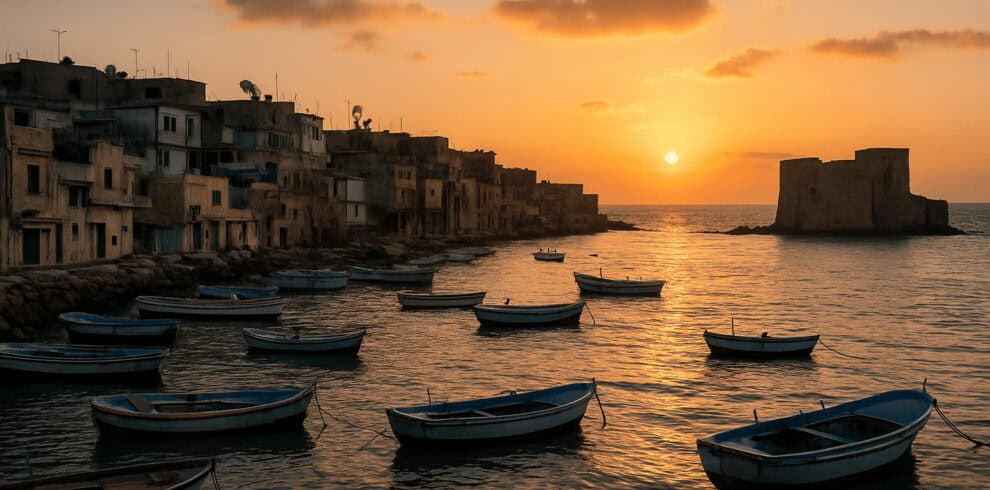 Arwad Island Sunset Syria Arwad Island Sunset Syria