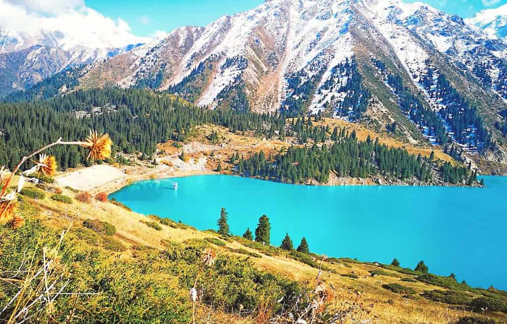 Big Almaty Lake Kazakhstan Travel Destinations, Asia Big Almaty Lake Kazakhstan