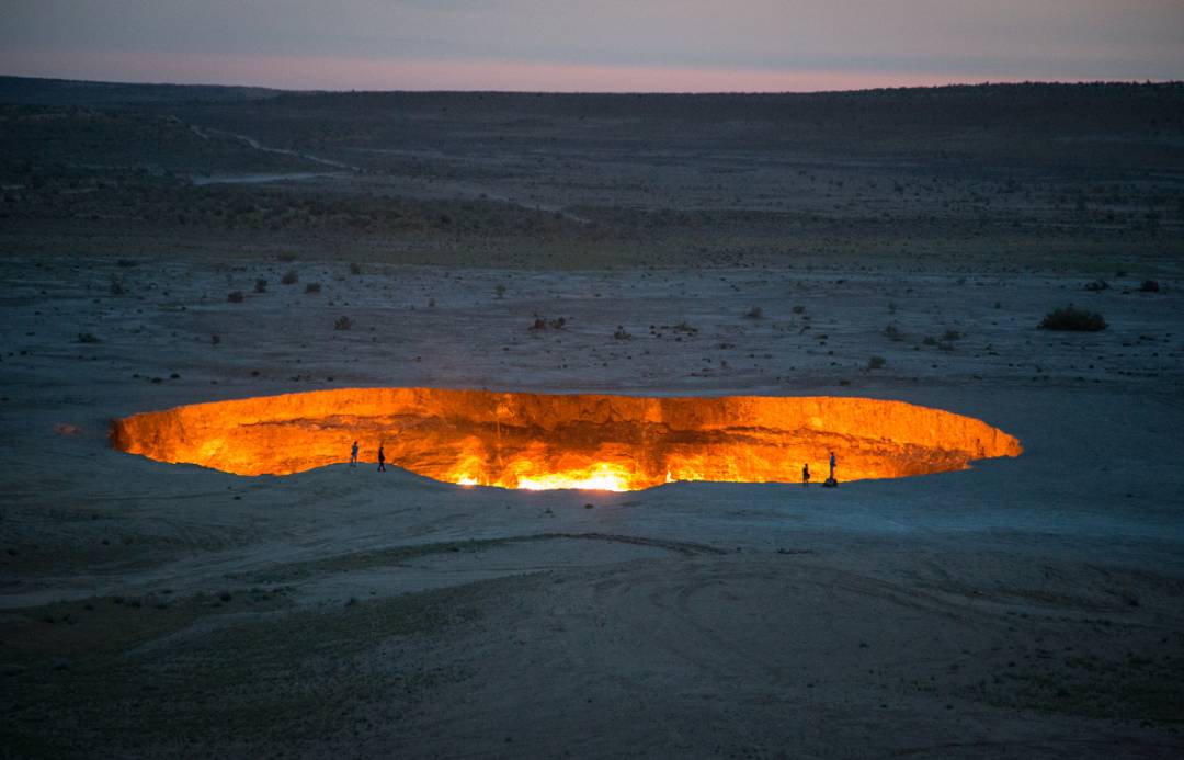 Darwaza Gas Crater Turkmenistan
