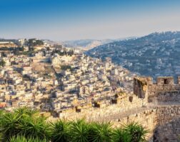Old city in Jerusalem Palestine