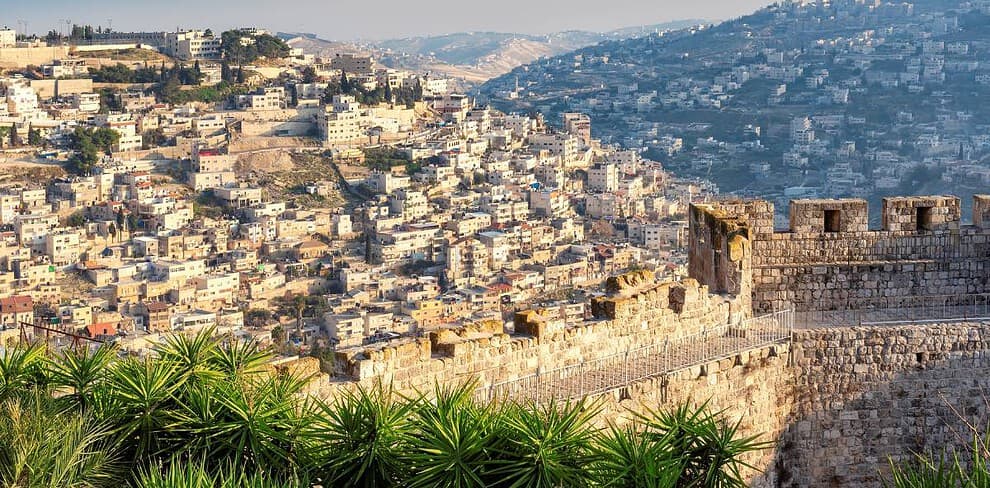 Old city in Jerusalem Palestine