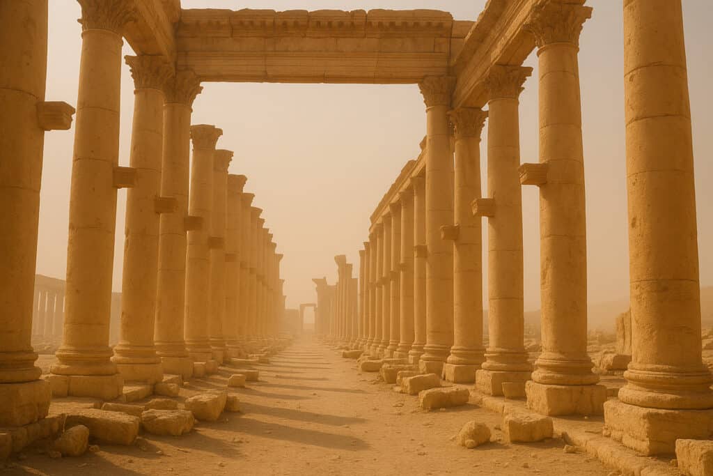 Palmyra Dusty Midday Syria