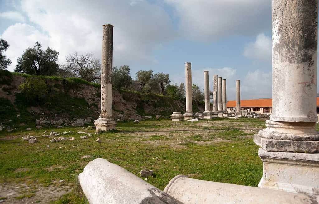 Ruins at Sebastia Palestine Ruins at Sebastia Palestine