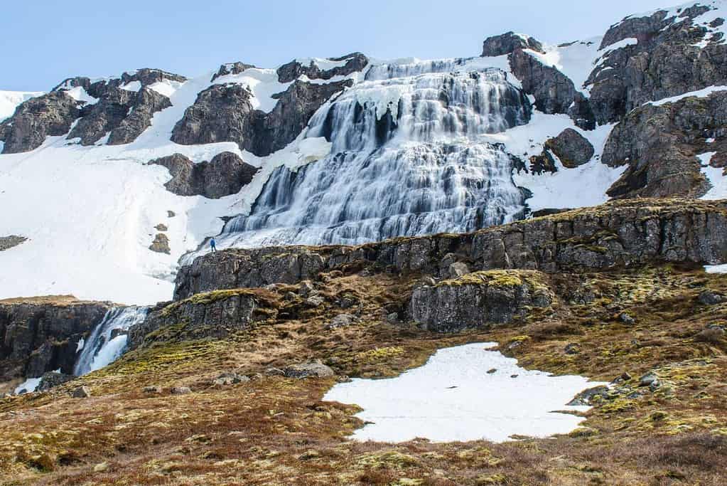 Dynjandi waterfalls Arctic small ship cruises