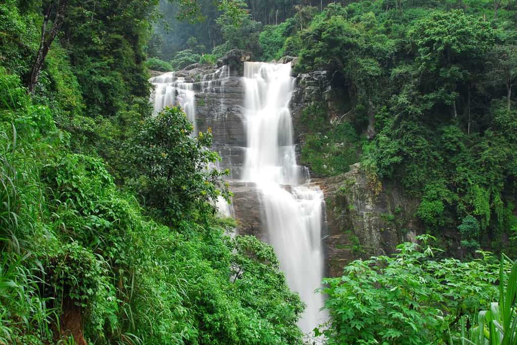 Nuwara Eliya waterfalls Sri Lanka