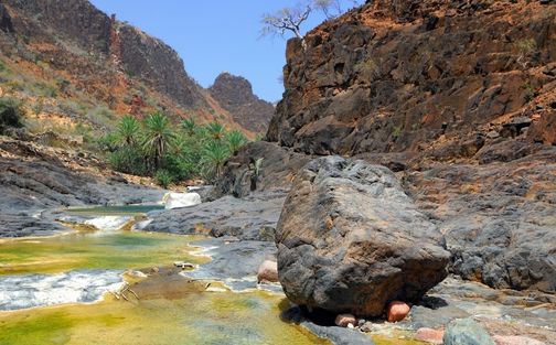 Ayhaft Canyon National Park Socotra Island Ayhaft Canyon National Park Socotra Island