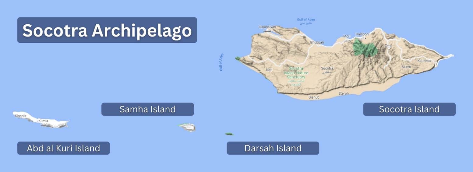Socotra Archipelago Map Socotra Archipelago Map