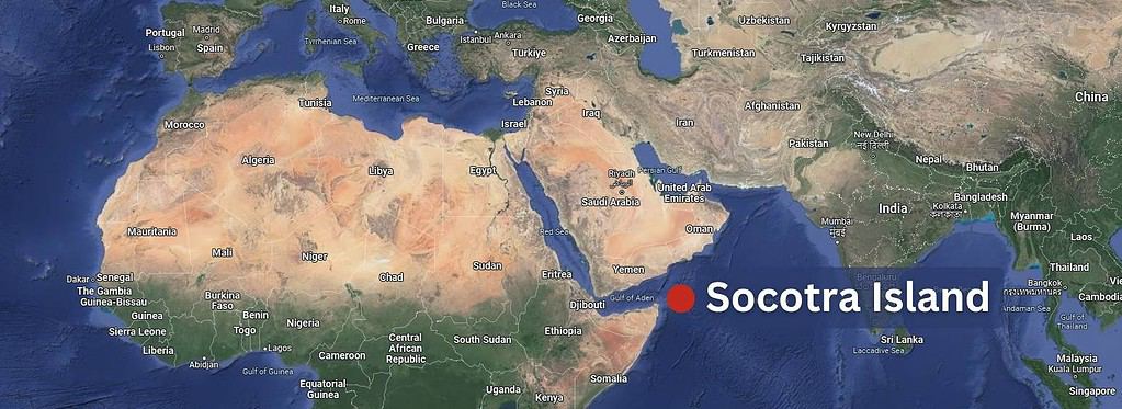 Socotra Island Map Socotra Island Map