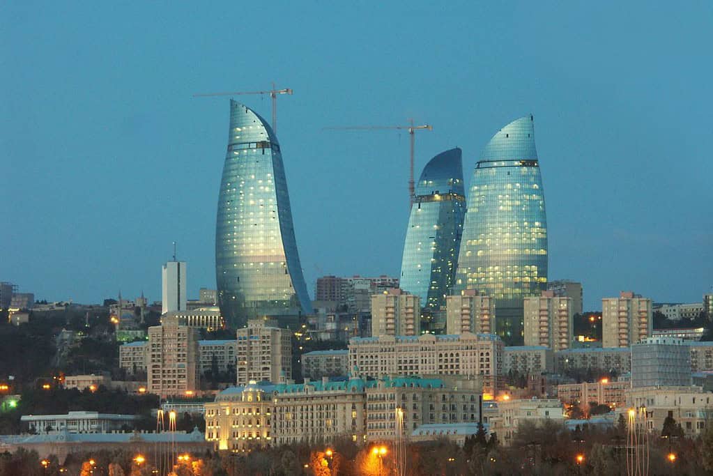 Flame Towers Baku Travel to the Flame Towers