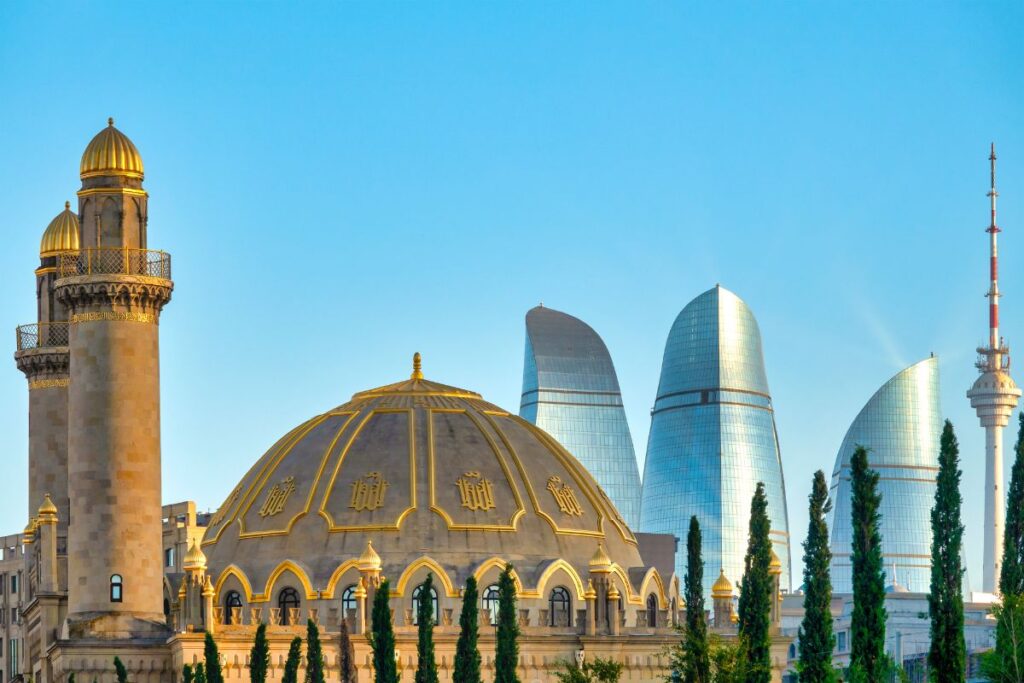 Taza Pir Mosque Azerbaijan