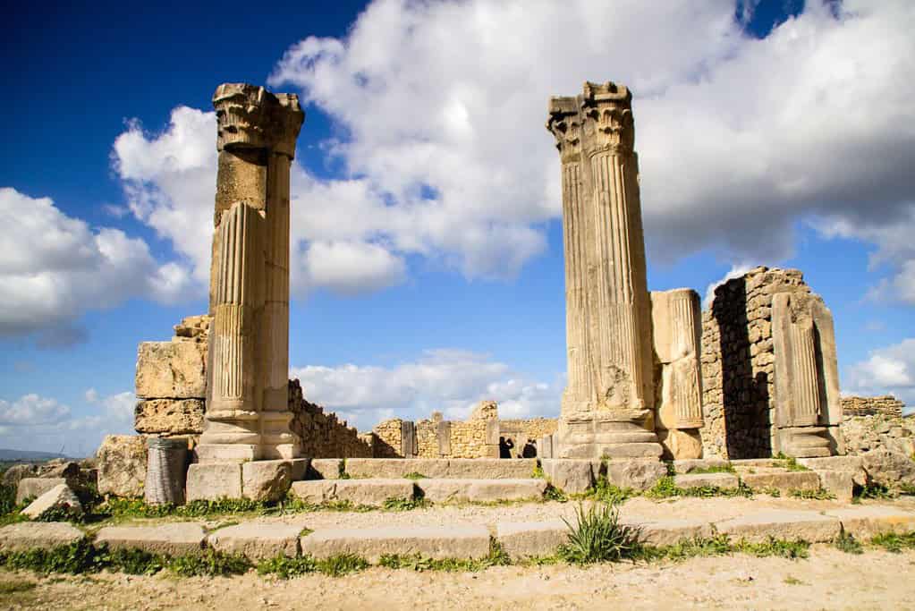 Volubilis near Meknes Volubilis near Meknes
