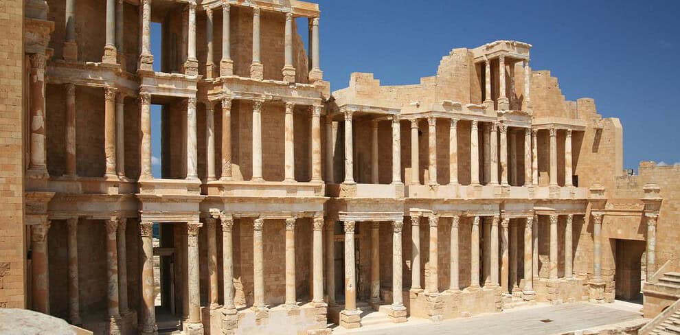 Leptis Magna Theatre Libya 2 Leptis Magna Theatre Libya
