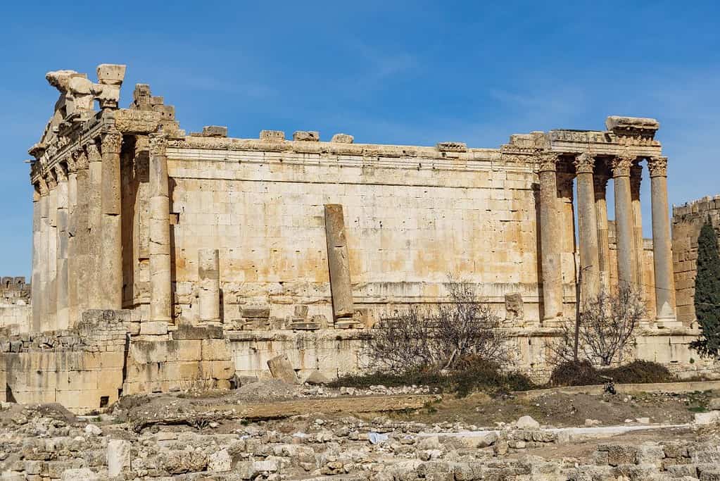 Temple of Bacchus Lebanon Temple of Bacchus Lebanon