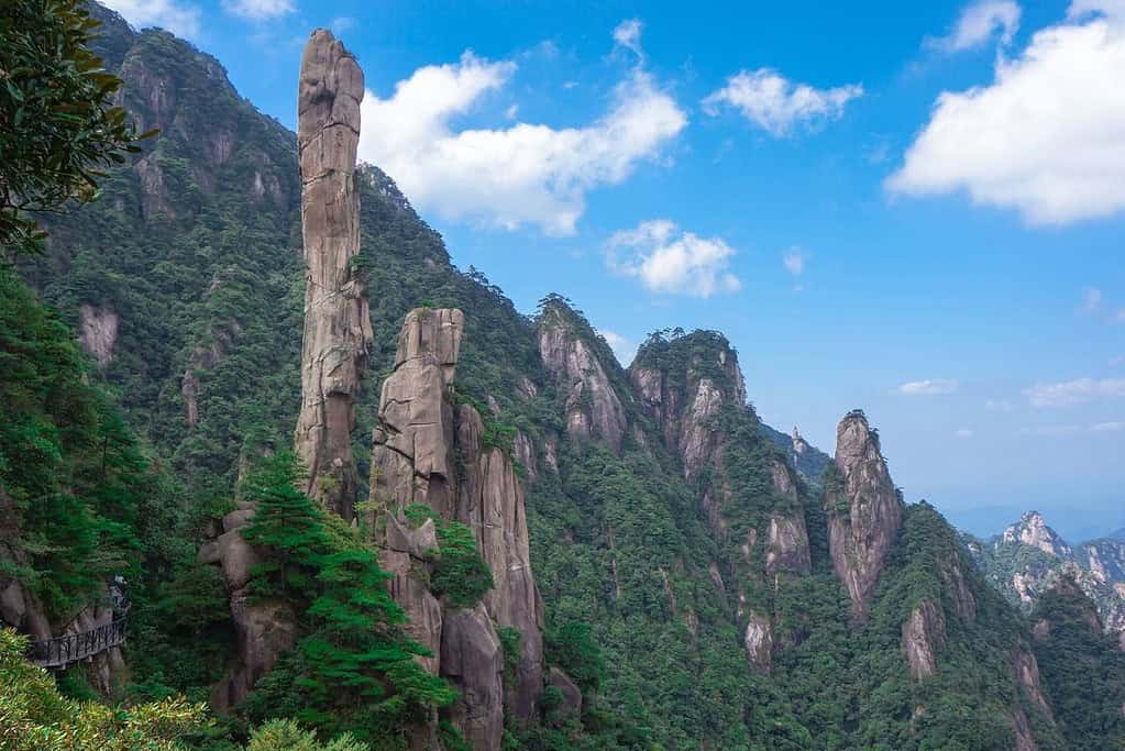 Mount Sanqingshan National Park UNESCO sites Mount Sanqingshan National Park