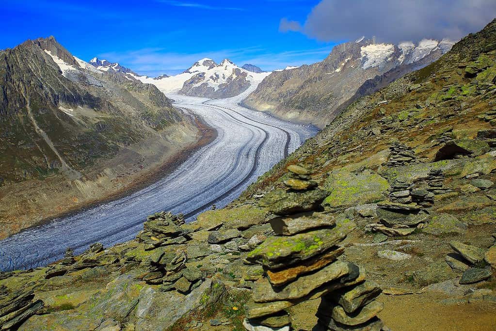 Swiss Alps Jungfrau Aletsch UNESCO sites Swiss Alps Jungfrau-Aletsch