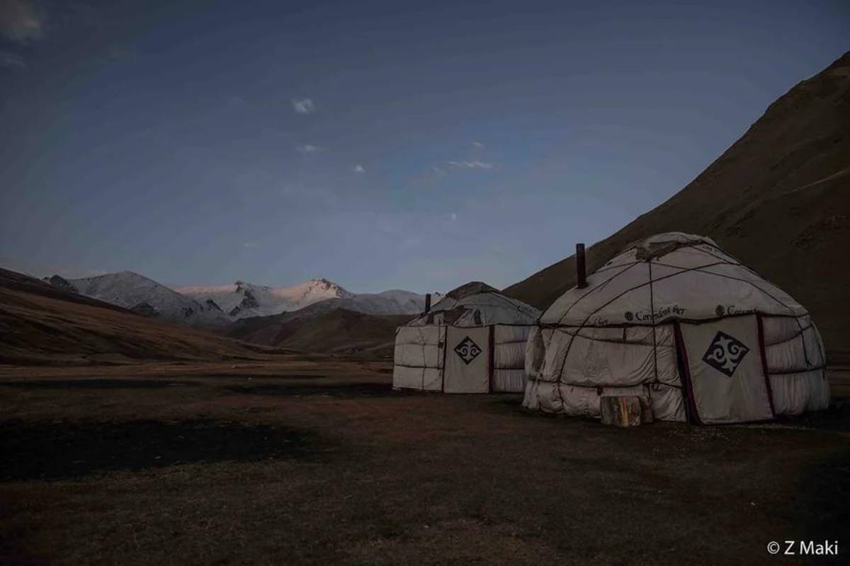 Tash Rabat yurt camp