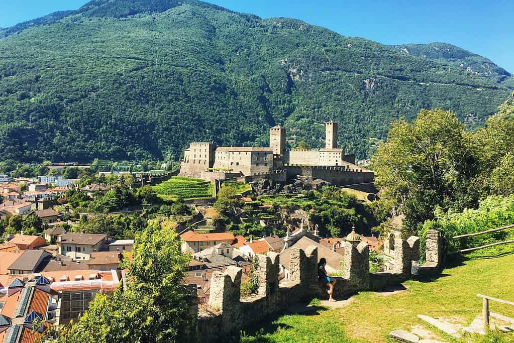 Three Castles Defensive Wall and Ramparts of the Market Town of Bellinzona UNESCO sites Three Castles, Defensive Wall, and Ramparts of the Market-Town of Bellinzona