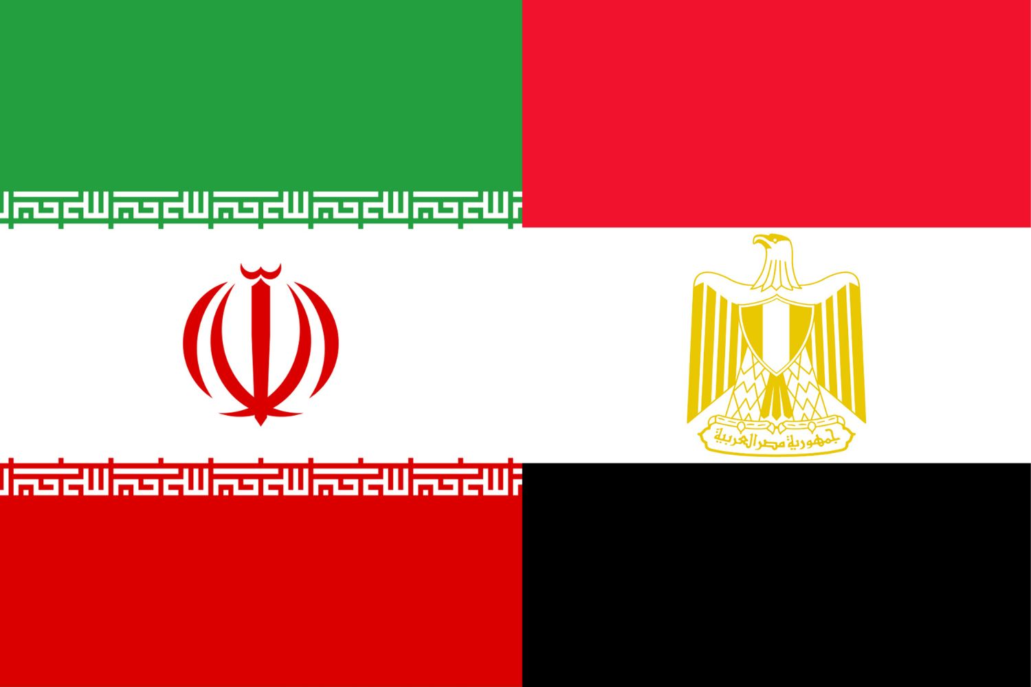 Iranian Flag vs Egyptian Flag Flags Iranian Flag vs Egyptian Flag