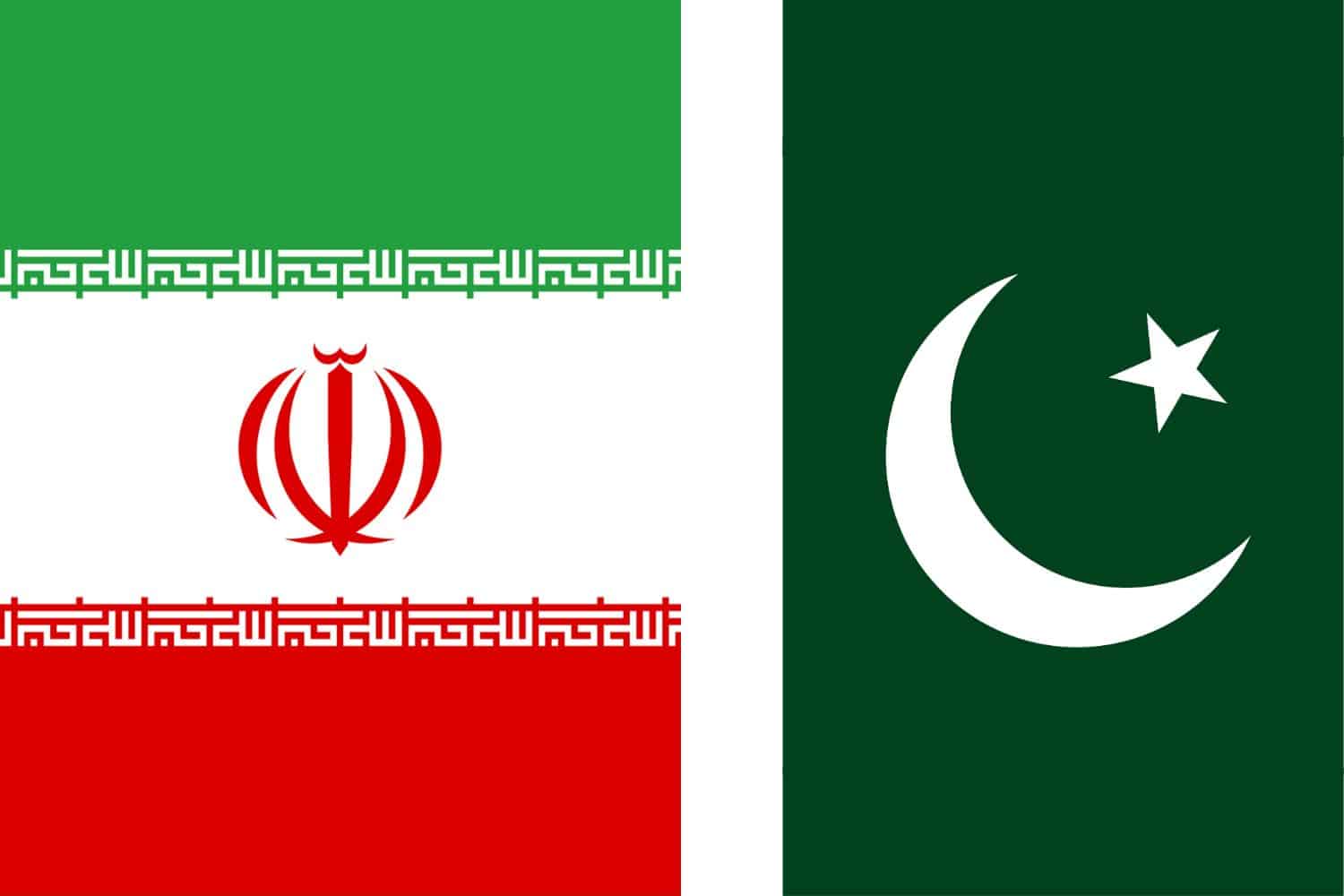 Iranian Flag vs Pakistani Flag Flags Iranian Flag vs Pakistani Flag