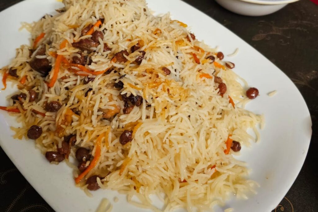 Kabuli Pulao food from Afghanistan