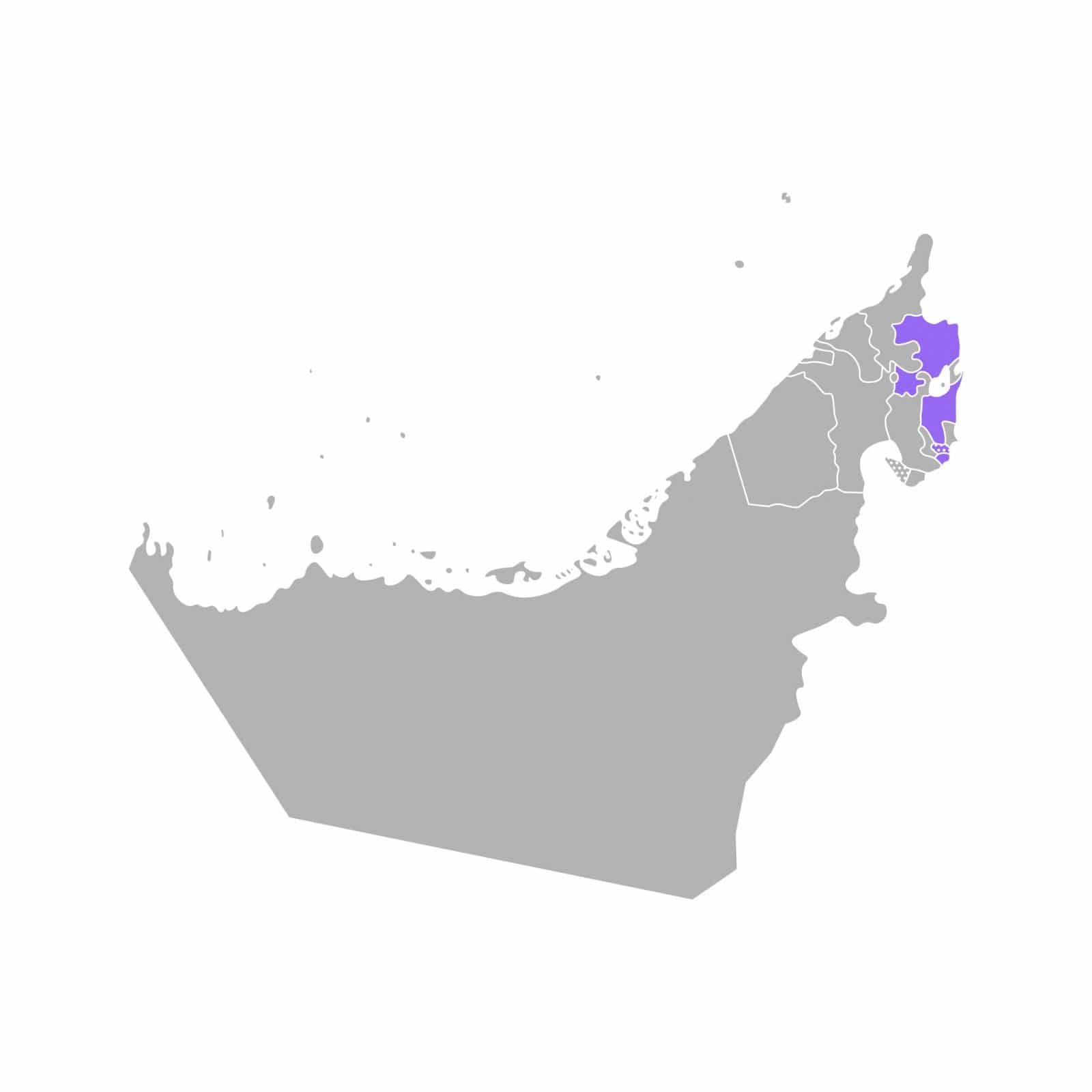 Map Fujairah