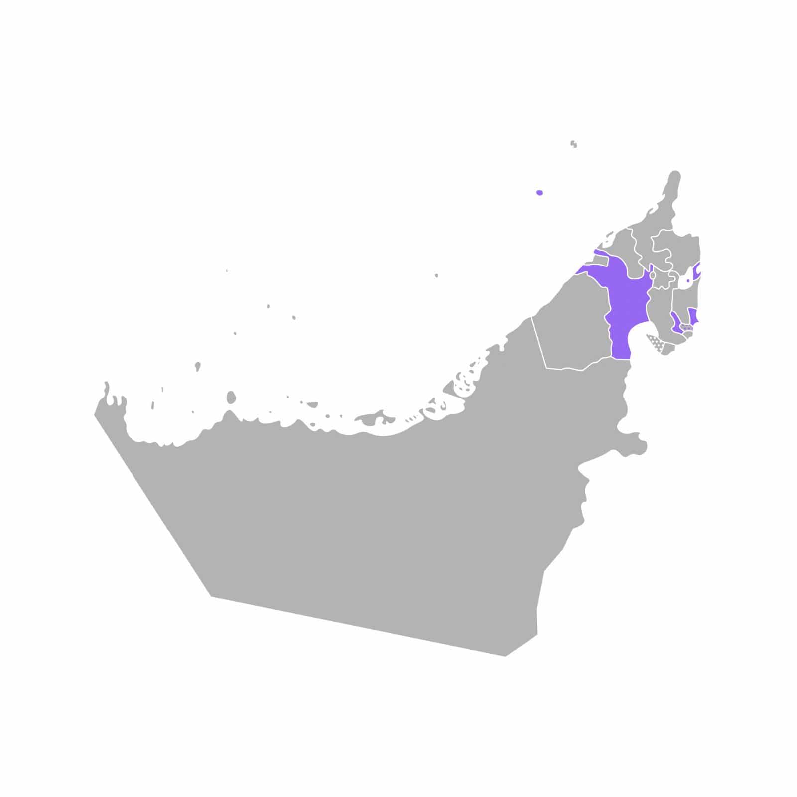 Map Sharjah Guides, Travel Map Sharjah