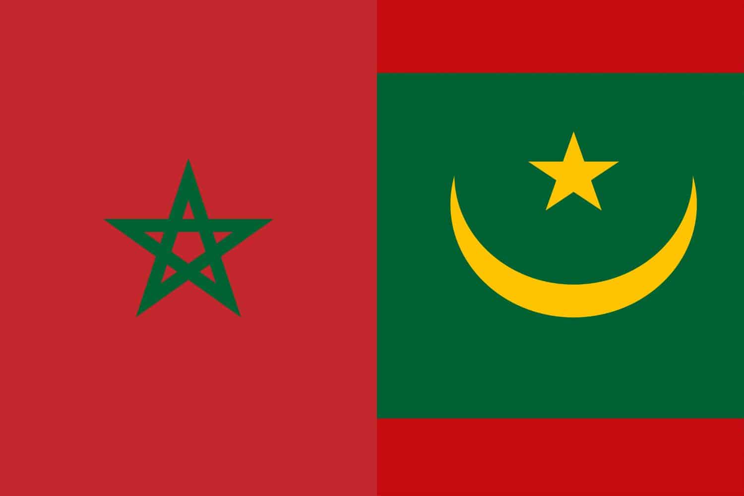 Moroccan Flag vs Mauritanian Flag Morocco, Flags Flag of Morocco Moroccan Flag vs Mauritanian Flag