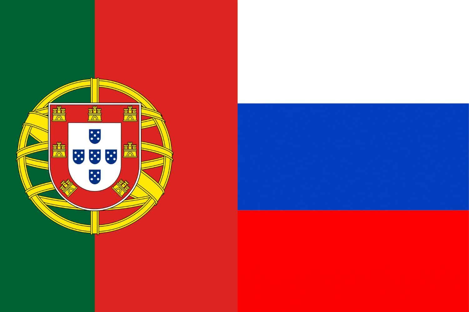 Portuguese Flag vs Russian Flag Flags Flag of Portugal Portuguese Flag vs Russian Flag