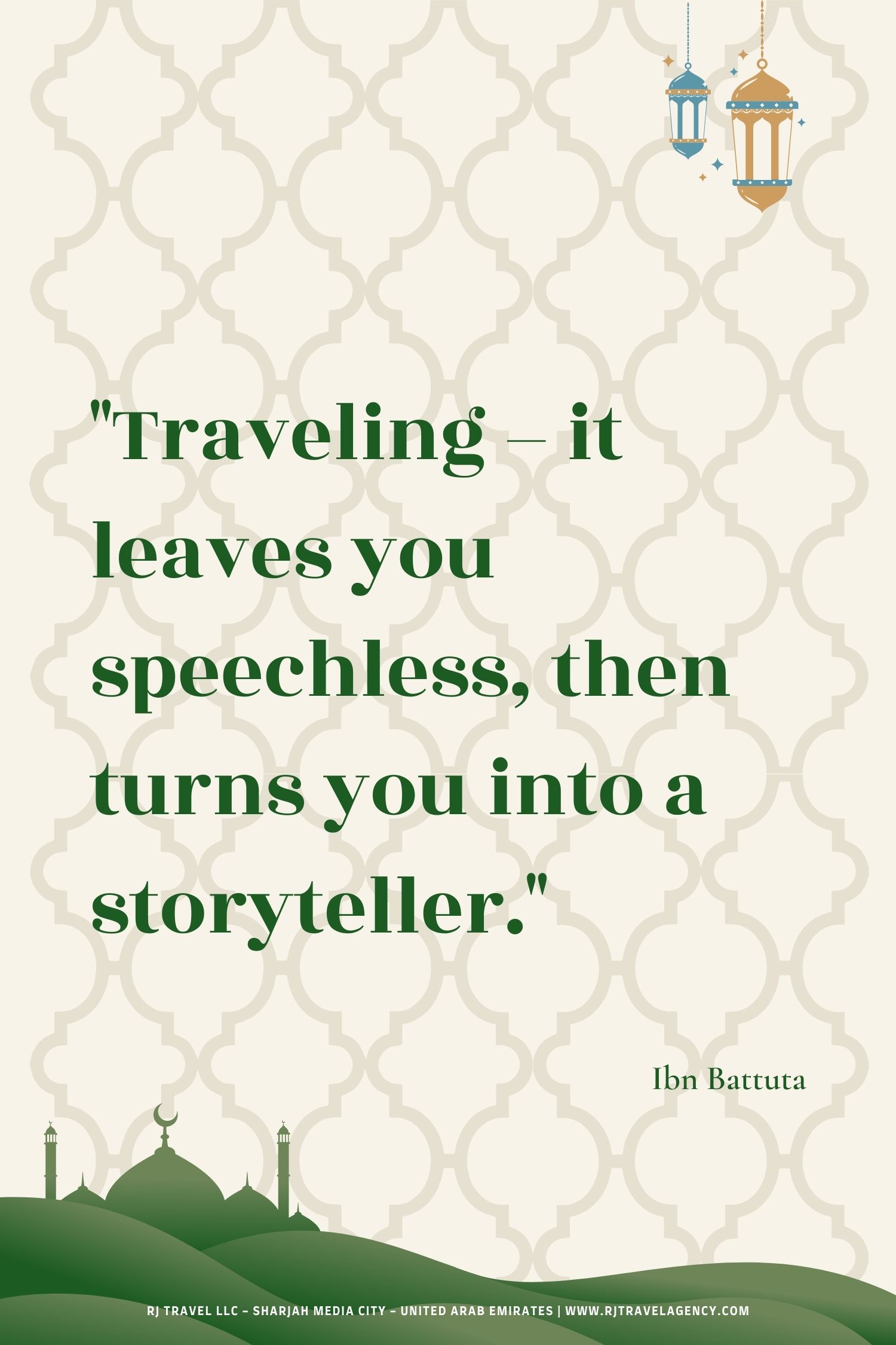 Quotes about travel in Islam