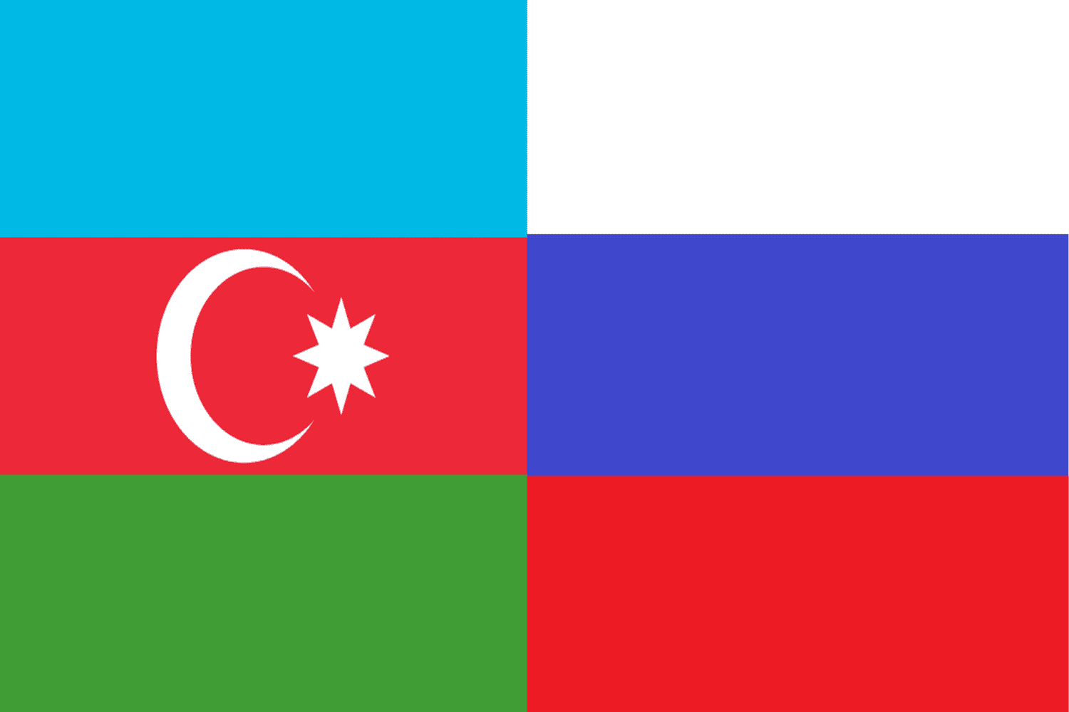 Azerbaijan Flag vs Russian Flag Flags Azerbaijan Flag vs Russian Flag
