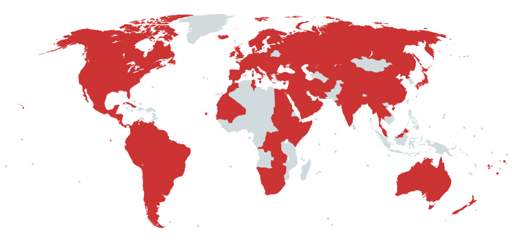 Map of Visited Countries, country mapper
