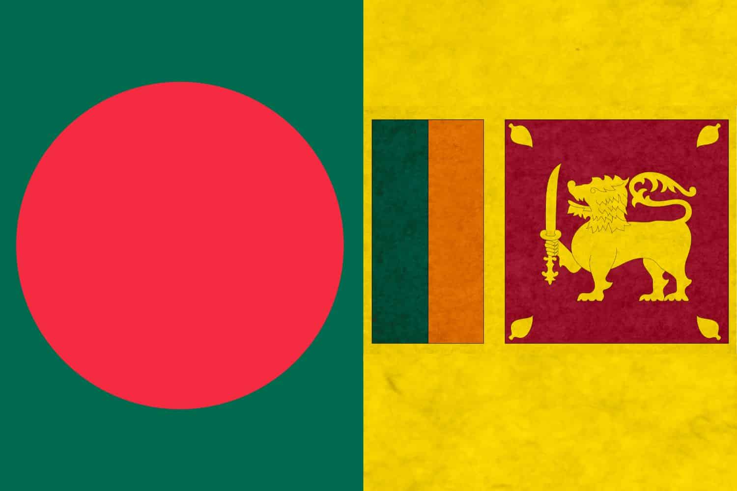 Bangladesh Flag vs Sri Lankan Flag Flags Flag of Bangladesh Bangladesh Flag vs Sri Lankan Flag