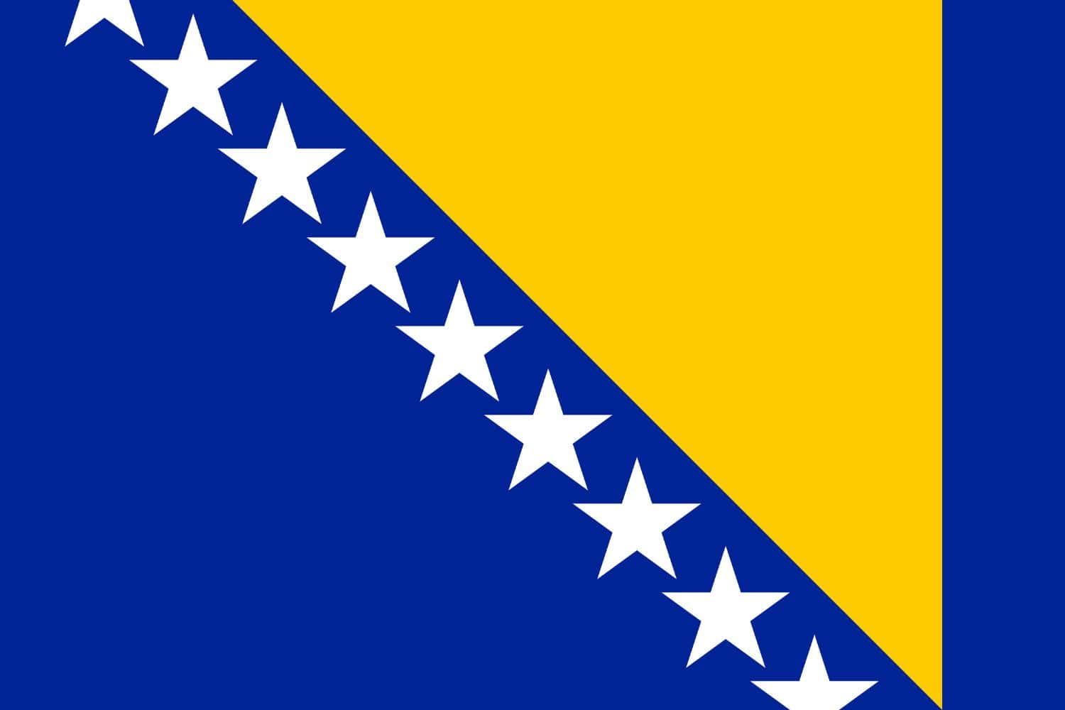 Bosnian flag Flags Bosnian flag