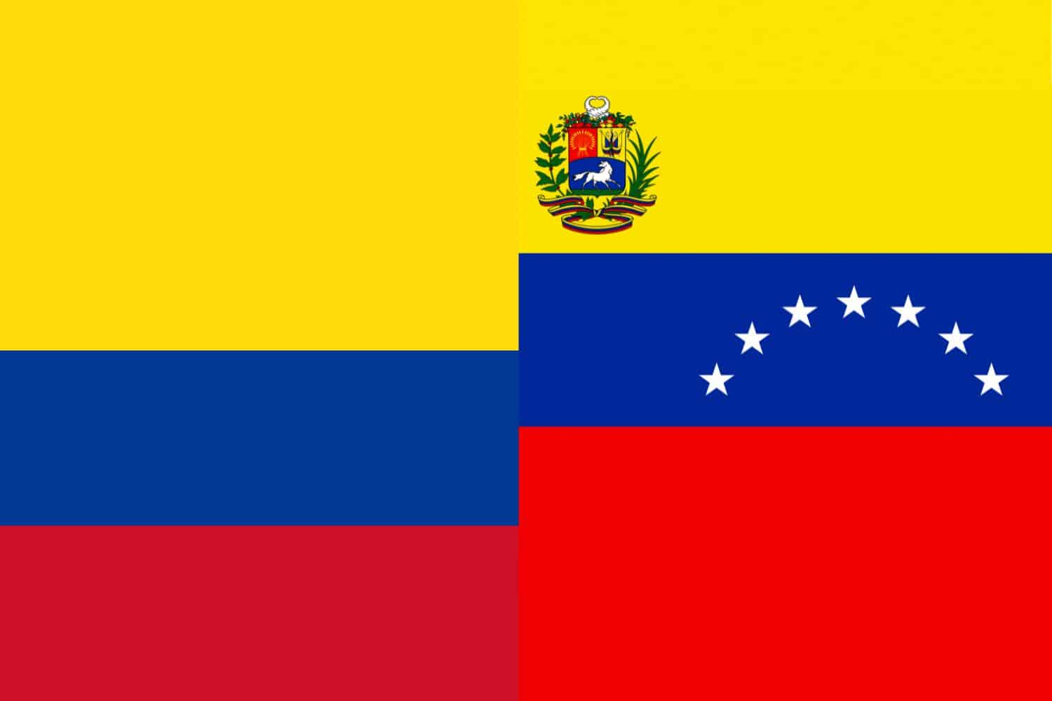 Colombian Flag vs Venezuelan Flag Flags Flag of Colombia Colombian Flag vs Venezuelan Flag