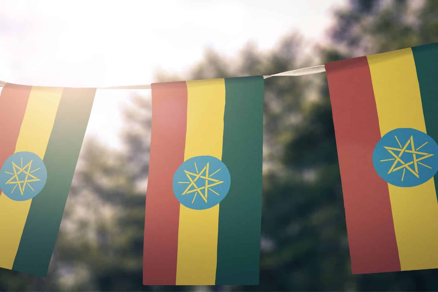 Ethiopia flag 2 Flags Ethiopia flag