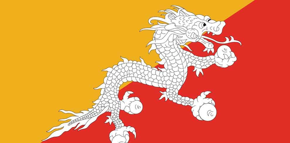 Bhutanese flag