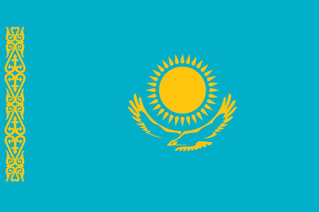 Flag of Kazakhstan Flags Kazakh flag
