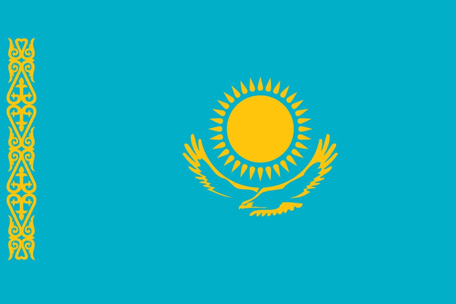 Flag of Kazakhstan Flags Kazakh flag