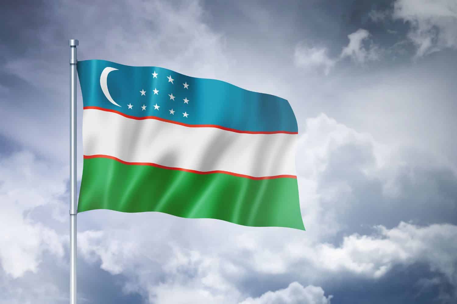 Flag of Uzbekistan Flags Flag of Uzbekistan