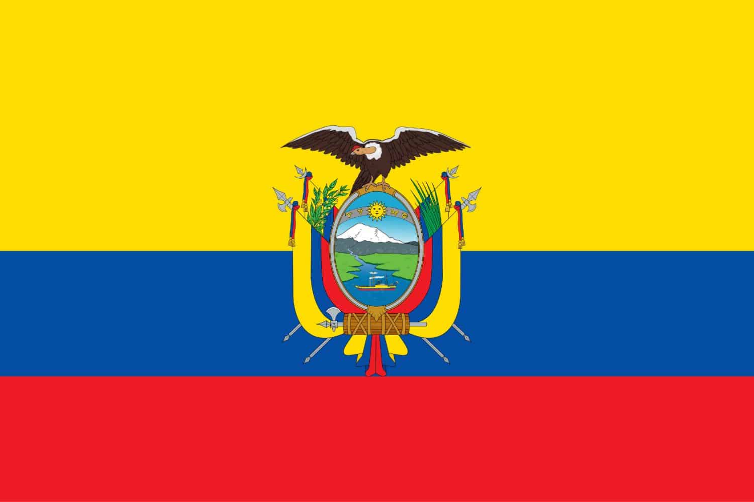 Flag of Ecuador Flags Ecuadorian flag