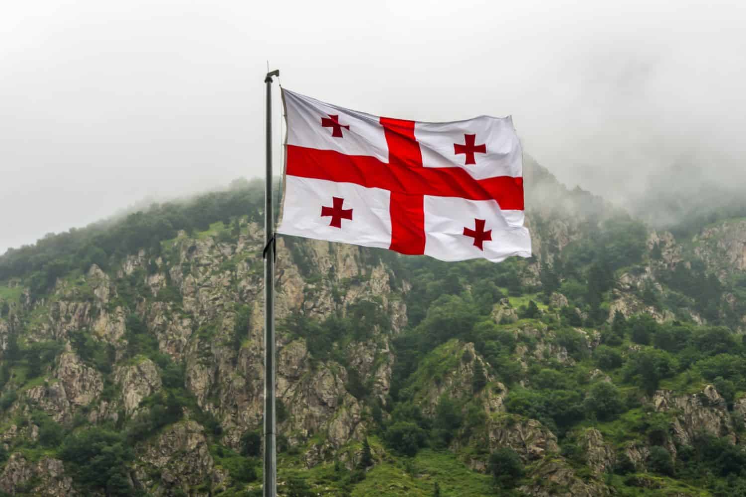 Georgia flag 2 Flags Georgia flag