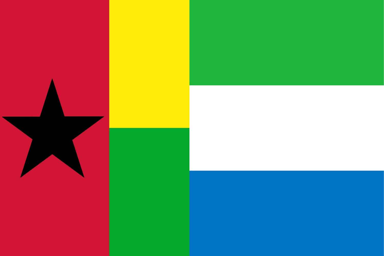 Guinea Bissau Flag vs Sierra Leone Flag Flags Flag of Guinea Bissau Guinea Bissau Flag vs Sierra Leone Flag