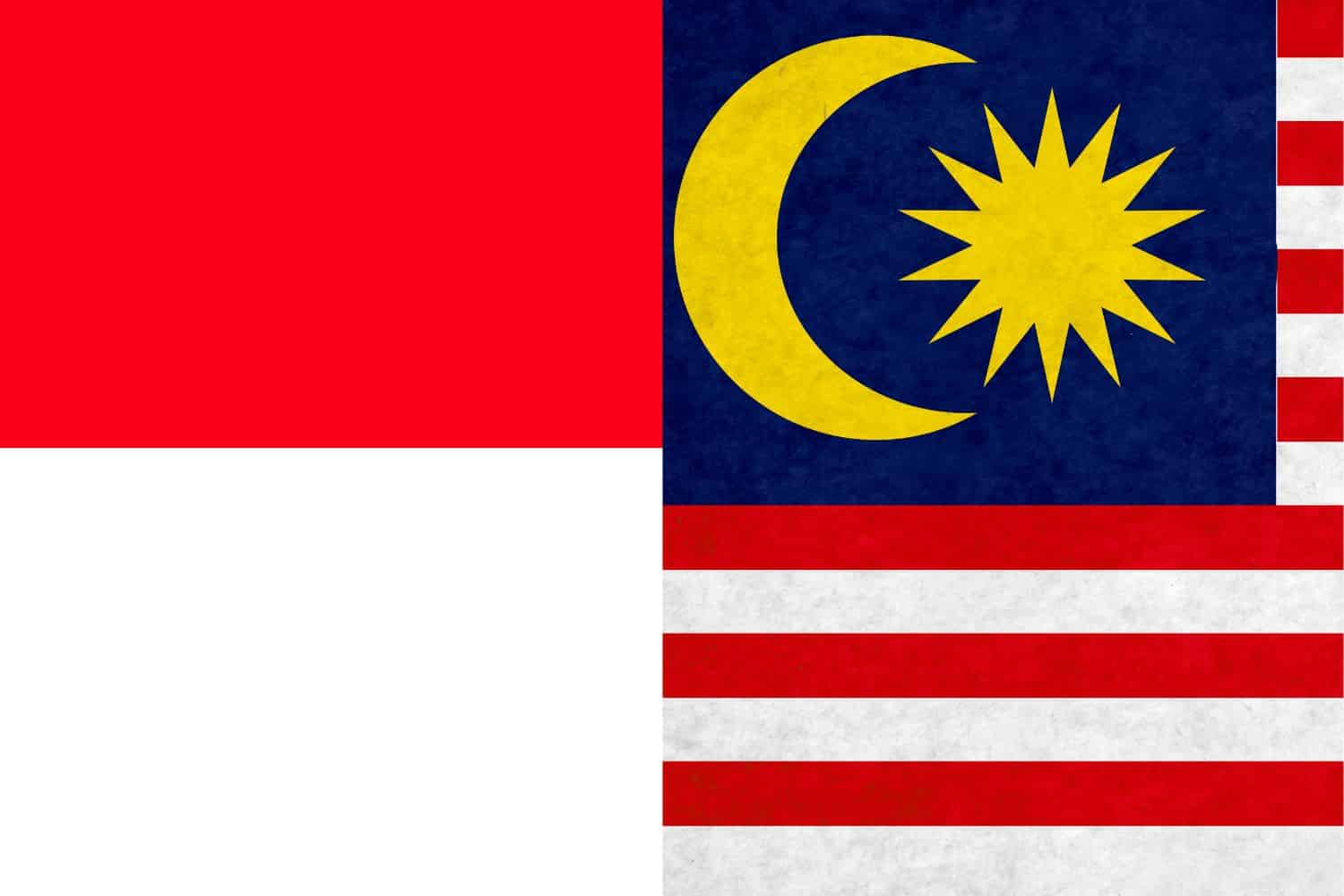 Indonesian Flag vs Malaysian Flag Flags Flag of Indonesia Indonesian Flag vs Malaysian Flag