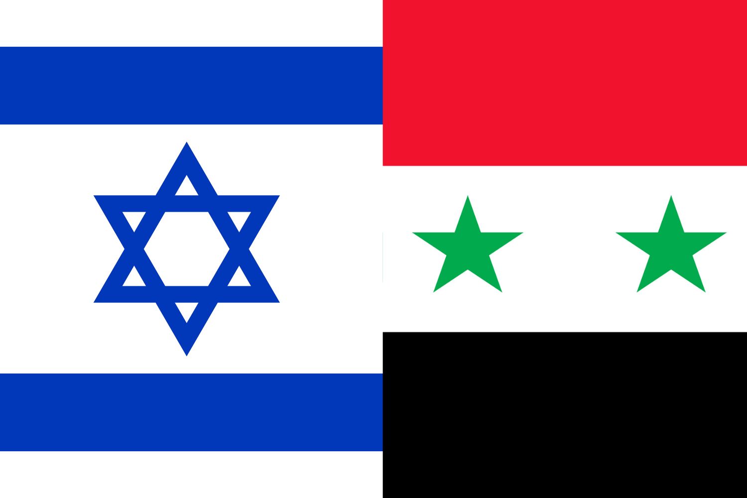 Israeli Flag vs Syrian Flag Flags Israeli Flag vs Syrian Flag