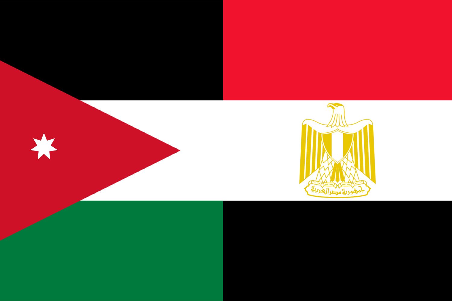 Jordanian Flag vs Egyptian Flag Jordan, Flags Flag of Jordan Jordanian Flag vs Egyptian Flag