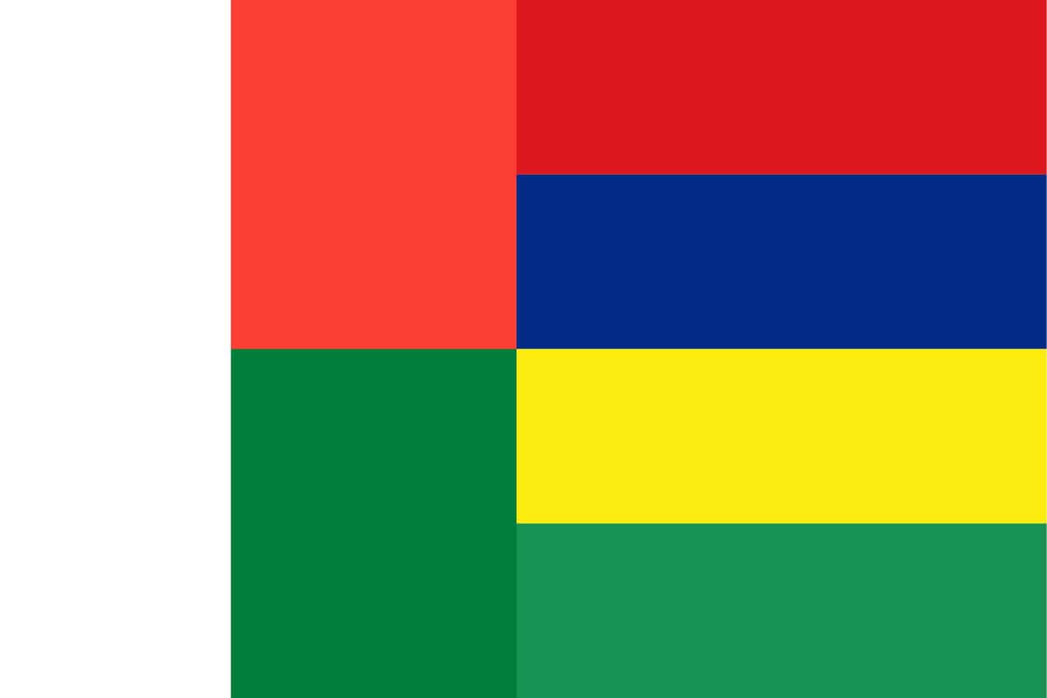 Madagascar Flag vs Mauritius Flag Flags Flag of Madagascar Madagascar Flag vs Mauritius Flag