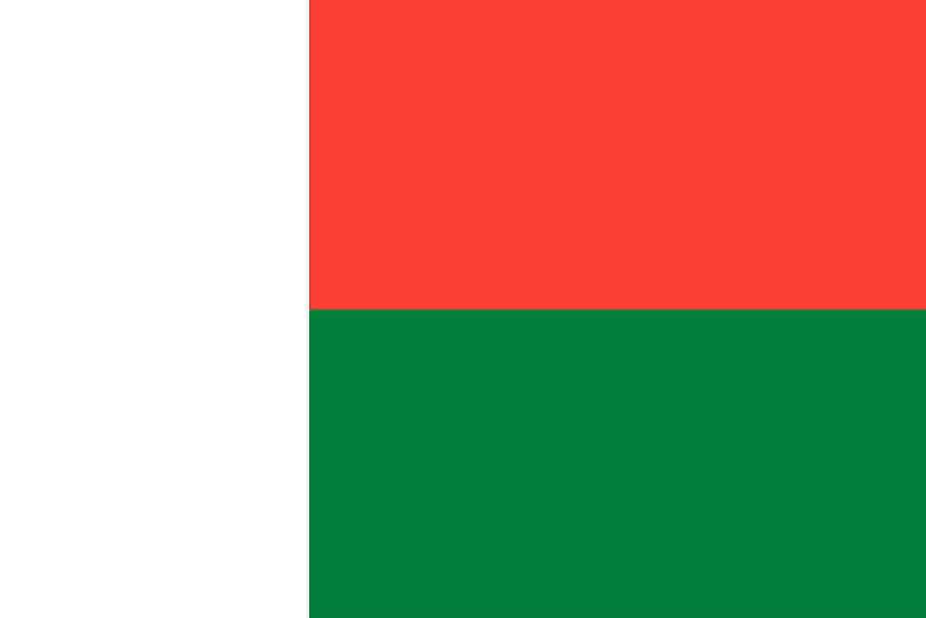 Madagascar flag 2 Flags Madagascar flag